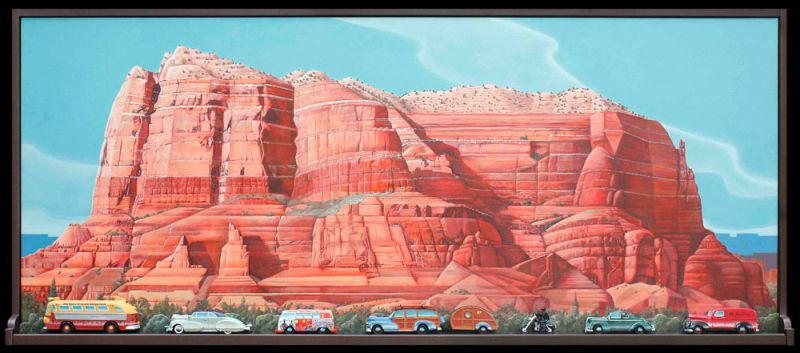 red butte with tourists blkbkgrd web