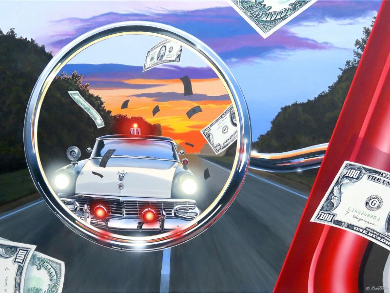 louie on the lam unframed