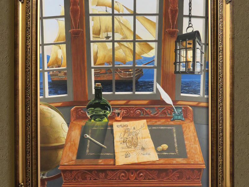 it all started with a map frame web